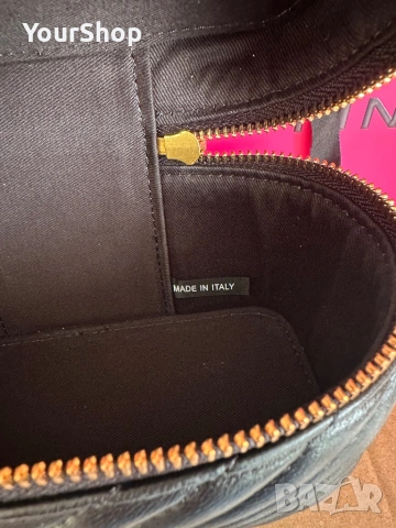 Дамска чанта PINKO Vanity Case в черен цвят, снимка 6 - Чанти - 54474707