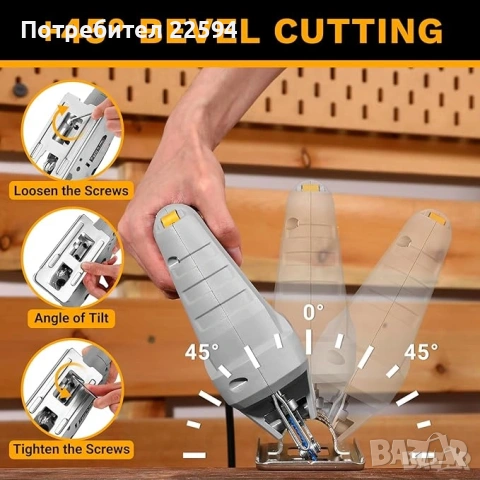 НОВ прободен трион / зеге Deco Pro, снимка 8 - Триони и циркуляри - 54746517