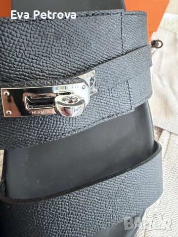 Мъжки кожени чехли Hermes 43,44, снимка 2 - Мъжки чехли - 55327018