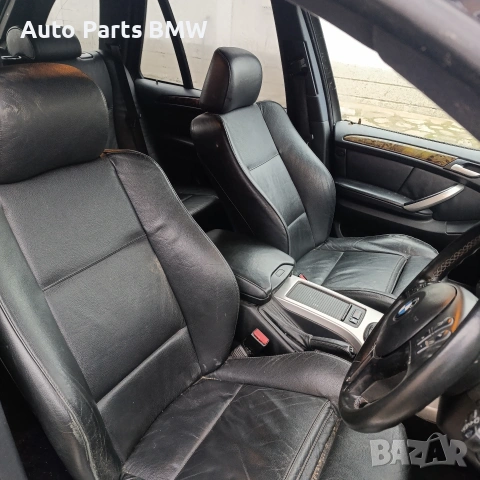 Кожен салон BMW X5 E53 Кожено рекаро БМВ Х5 Е53 , снимка 3 - Части - 54611587