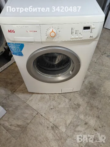 Пералня AEG 7кг 1200об работи като нова , снимка 4 - Перални - 55698529
