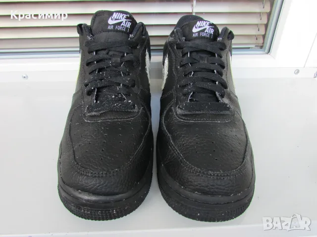 Мъжки маратоки Nike Air Force 1 07 LV8 Brushstroke Black, снимка 9 - Маратонки - 55547224