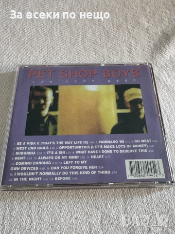 CD диск Pet Shop Boys – The Very Best, снимка 3 - CD дискове - 54386059