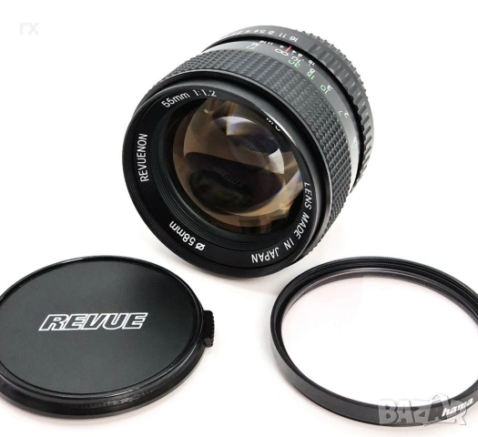Светлосилен Обектив REVUENON 55mm f1.2 MC (Pentax K байонет)