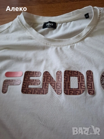 FENDI мъжка тениска 2XL размер. , снимка 3 - Тениски - 55005955