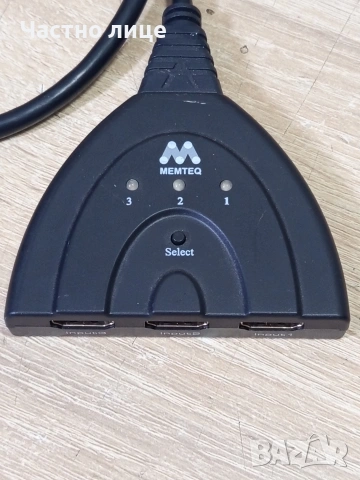 HDMI селектор "MemteQ", снимка 2 - Кабели и адаптери - 54126508