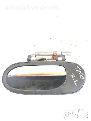 Външна дръжка на задна лява врата хром/черна за Nissan Almera Tino 2.2 (2004)