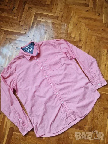 Страхотна мъжка риза TOMMY HILFIGER размер 2XL , снимка 2 - Ризи - 55656607