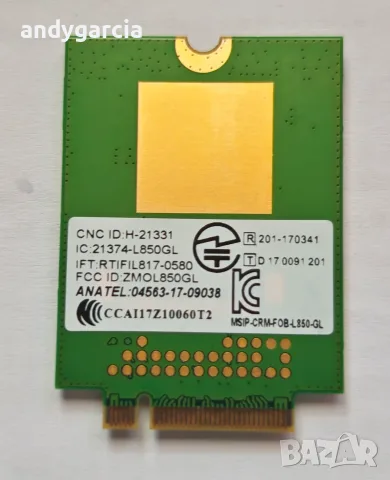 Fibocom L850-GL CAT9 WWAN 4G LTE modem за HP Zbook Lenovo ThinkPad Dell Precision, снимка 4 - Други - 50839371