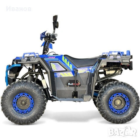 ТОП ЦЕНА! ATV BULLMAX POWERSPORT 150CC полуавтомат скорости, мощният мотор 2026г, 8” Гуми, С Теглич, снимка 6 - Мотоциклети и мототехника - 54086805