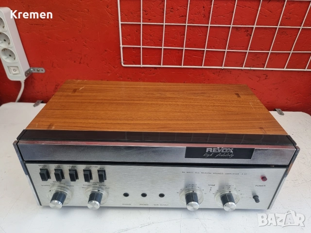 Усилвател REVOX A-50, снимка 3 - Ресийвъри, усилватели, смесителни пултове - 54516233