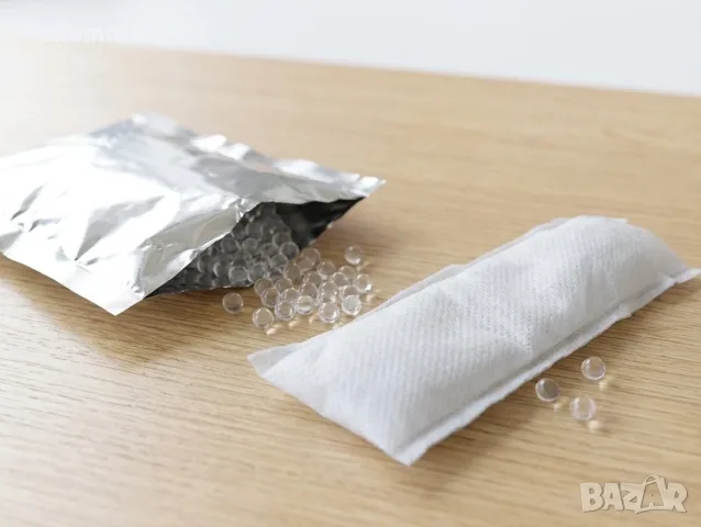 Силикагел (Silica Gel) 20г – Влагоабсорбатор / За сушене на цветя и смола, снимка 3 - Други стоки за дома - 55434476