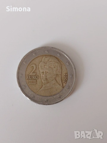 2 евро Австрия 2002 г.