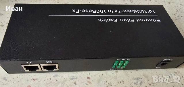 Медия конвертор Ethernet към оптичен кабел, снимка 5 - Мрежови адаптери - 54318465