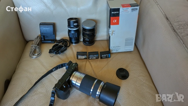 Фотоапарат безогледален Sony NEX 7 Комплект., снимка 11 - Фотоапарати - 55248541