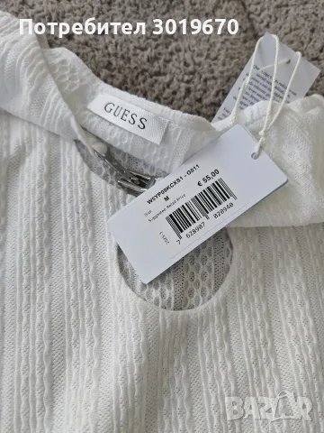 тениска бяла guess, снимка 2 - Тениски - 55393276
