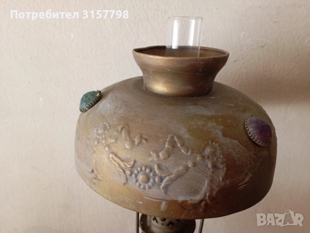 стара газова/газена/ лампа, снимка 5 - Други ценни предмети - 54339084