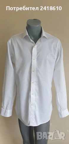 POLO Ralph Lauren Pique Cotton Custom Fit Cotton Mens Size M /15/1/2 ОРИГИНАЛ! НОВО! Мъжка Риза!, снимка 6 - Ризи - 54883839