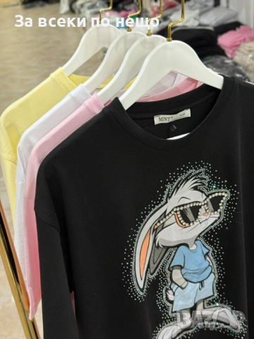 Дамска Тениска👚Дамска Блуза С Къс Ръкав - Различни Цветове Код A1170, снимка 5 - Тениски - 54361728