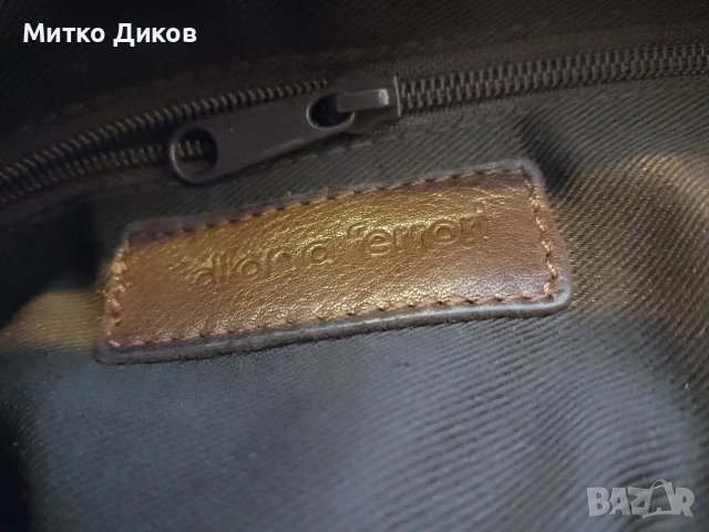 чанта женска естествена кожа 25х17 см като нова #34, снимка 9 - Чанти - 54988297
