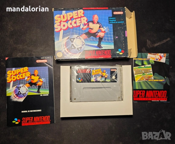 Super Nintendo Super Soccer Complete in Box