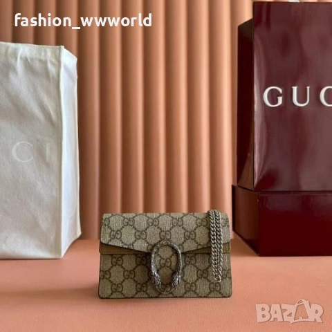 налична чанта Gucci мини 16.5см реплика , снимка 6 - Чанти - 55180607