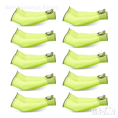 Нови Защитни ръкави против порязване дишащи 45.7 см 10 чифта комплект за ръце защита