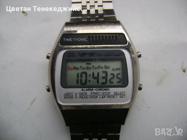 Продавам 5 броя ретро кварцови часовници Levis,Time Tronic,Quartz, снимка 8 - Мъжки - 54142772