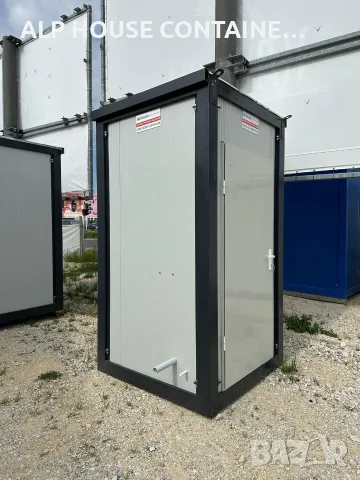 Санитарен контейнер 140x140 | WC, Единична тоалетна, Модулен контейнер, Строителен контейнер, снимка 3 - Други ремонти - 55588110