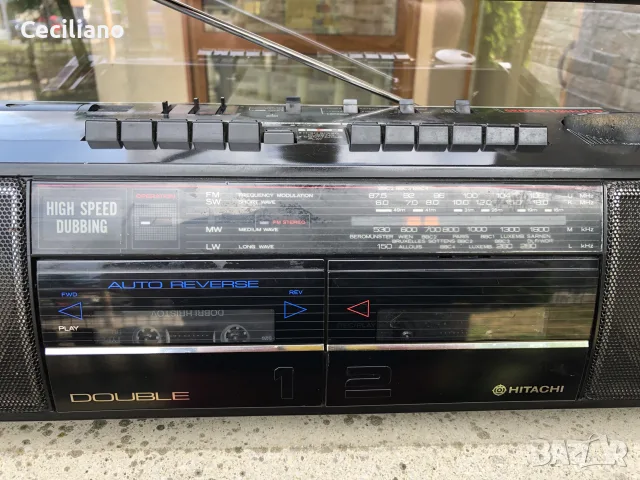 радиокасетофон HITACHI TRK W350E, снимка 9 - Радиокасетофони, транзистори - 55426766