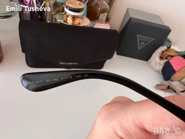 Dolce & Gabbana DG4377 501/8G – оригинални дамски слънчеви очила, снимка 7 - Слънчеви и диоптрични очила - 55403895