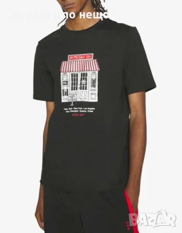 PUMA Graphics Cafe Mens Tee Black Мъжка Тениска👕Мъжка Блуза С Къс Ръкав Код P2877