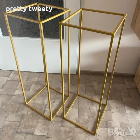 Метална стойка/рамка/арка/масичка за украса на сватба/кръщене/рожден ден по поръчка, снимка 13 - Декорация за дома - 51526672