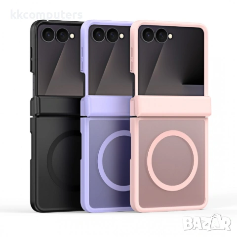 Магнитен Калъф за Samsung Galaxy Z Flip8 DUX DUCIS Yind Series с Протектор – 3 цвята, снимка 2 - Калъфи, кейсове - 54680567