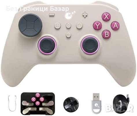 Нов джойстик Безжичен гейм контролер GuliKit TT Pro Bluetooth Switch PC игри