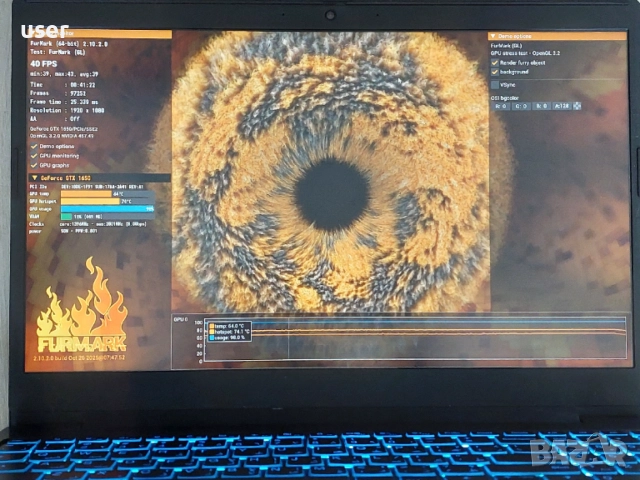 16GB RAM GTX 1650 Core i7-9750HF 15.6" FULL HD геймърски лаптоп Lenovo Ideapad L340 Gaming, снимка 10 - Лаптопи за игри - 54561950