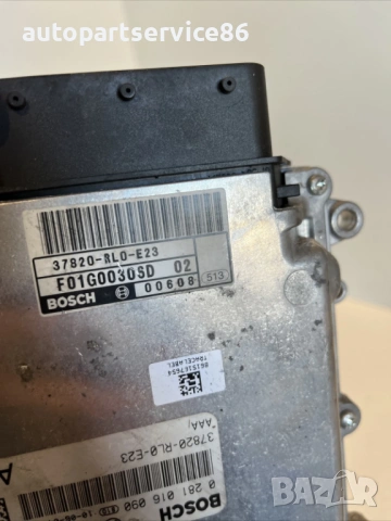 Блок за управление на двигателя ECU за Honda Accord 2.2 I-CDTI (2009) 0281016090 37820-RL0-E23, снимка 2 - Части - 54452854
