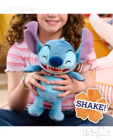 Оригинална плюшена смееща се играчка Stitch / Стич - 28см. / Disney, снимка 4 - Плюшени играчки - 55379555