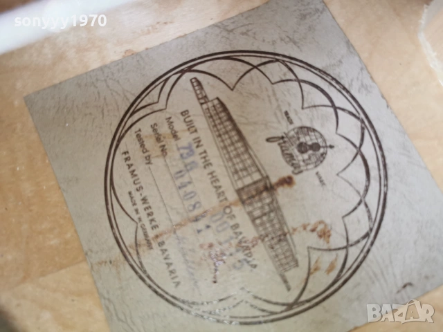 FRAMUS-MADE IN WEST GERMANY 1104261829LCHERY1, снимка 18 - Китари - 54167538