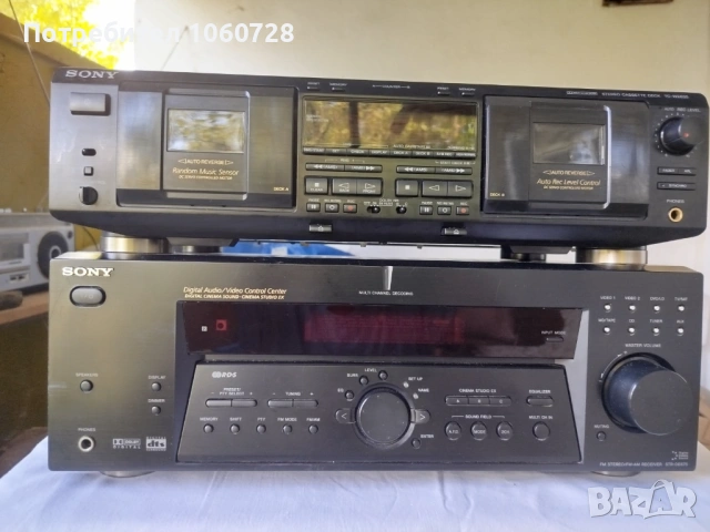 Sony ресивър DE675 и дек WE635