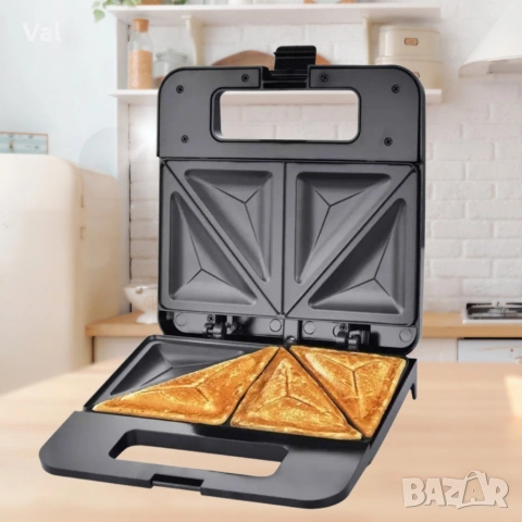 Тостер-сандвич Esperanza Parmigiano, 1000W, триъгълник, 2 ГОДИНИ ГАРАНЦИЯ, снимка 10 - Тостери - 54814197