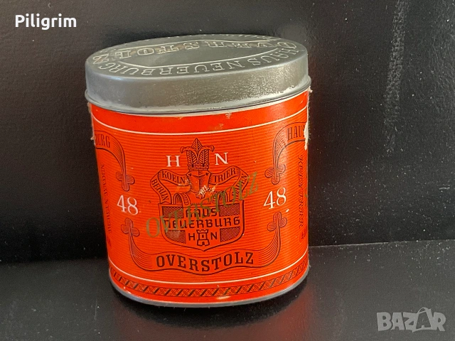 Кутия за цигари «Overstolz»,  Haus Neuerburg. Германия. 1950 г.