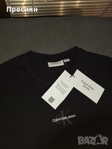 Оригинална мъжка тениска Calvin Klein, снимка 2 - Блузи - 55212958