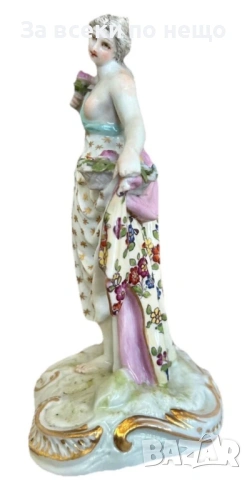 “Дамата с розата” прекрасна  млада дама Код P2213, снимка 6 - Декорация за дома - 54210829