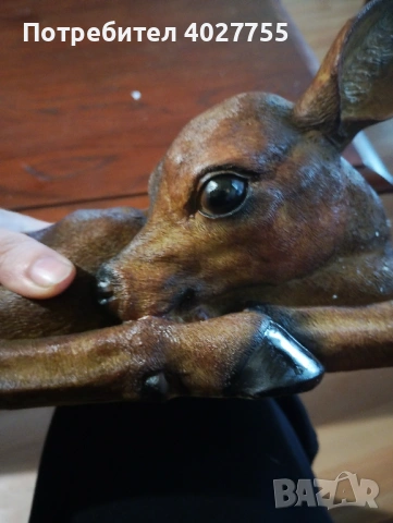 Статуетка сърна от полеризин