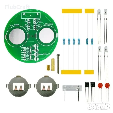 ED Пумпал (Rotating LED Gyro DIY Kit), снимка 2 - Друга електроника - 55502937