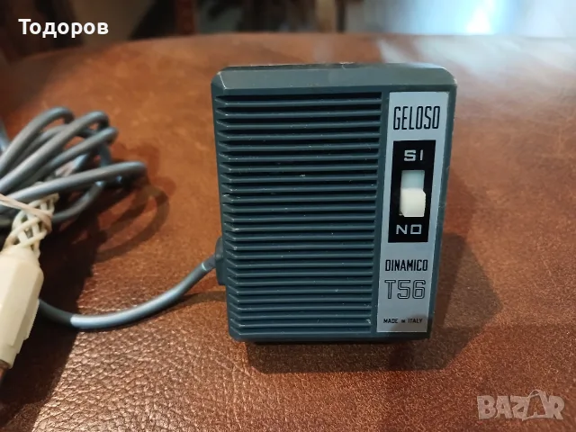 Ретро италиански микрофон Geloso, снимка 2 - Микрофони - 55512021