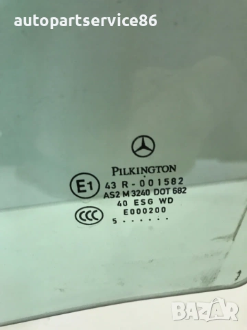 Стъкло за предна лява врата за Mercedes A Class W169 (2007) 43R-001582 , снимка 2 - Части - 53960146