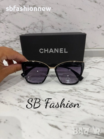Chanel очила с лого, снимка 5 - Слънчеви и диоптрични очила - 54952776