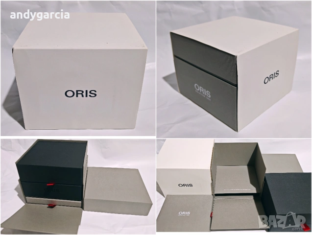 Oris Aquis Date Relief Мъжки часовник 43мм automatic diving 733 7730 4153 с кутия книжки като нов, снимка 4 - Мъжки - 54778173